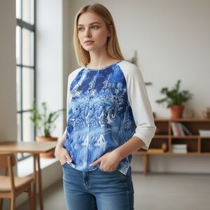 Kate Apparel Blue Top
New